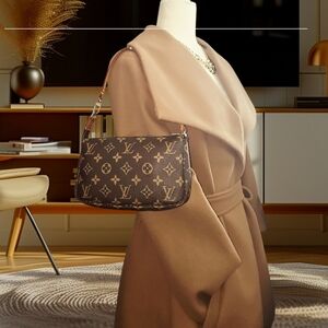 Authentic Pochette Accessories Monogram Canvas